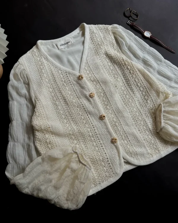 Averie Shirt Ivory foto 1