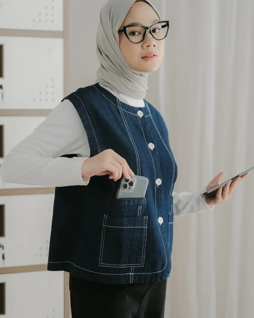 Yoli Denim Vest foto 7