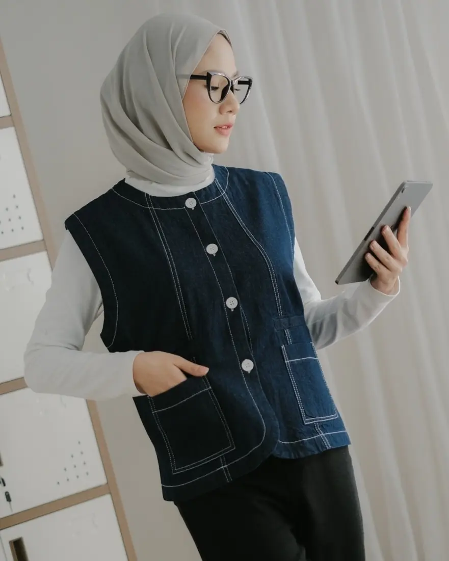 Yoli Denim Vest foto 6