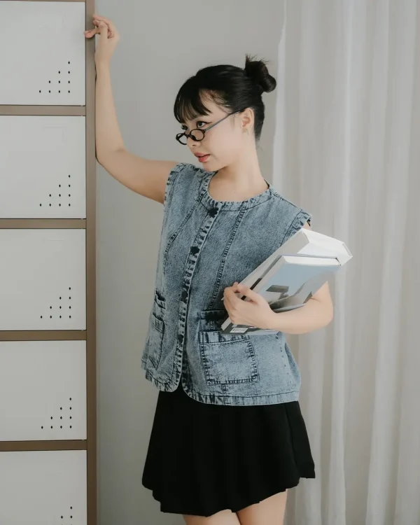 Yoli Denim Vest foto 3