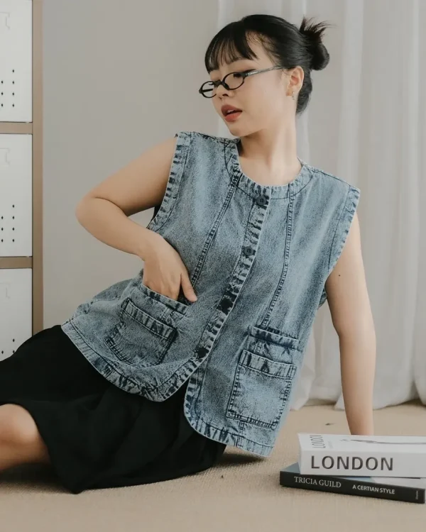 Yoli Denim Vest foto 1