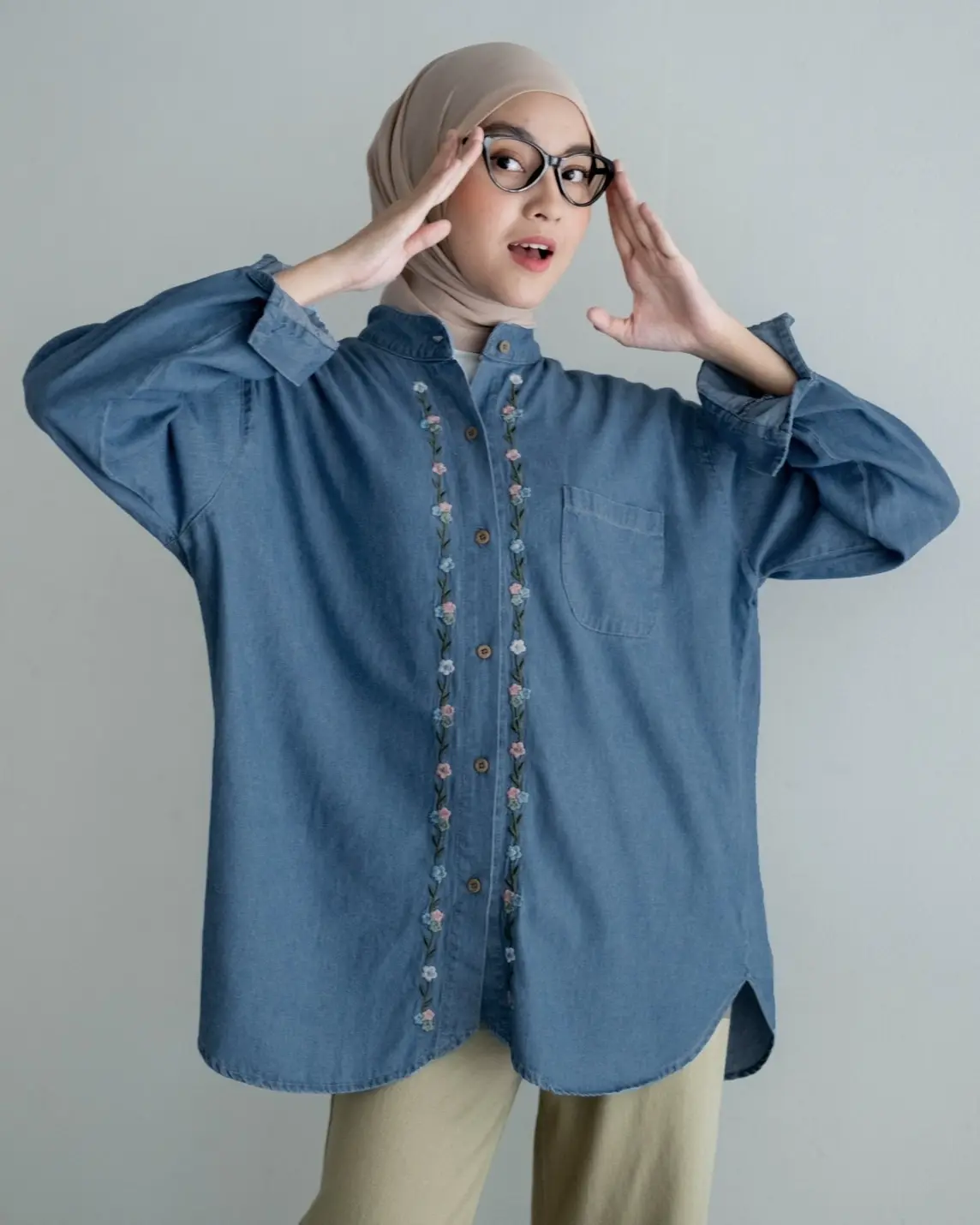 Crystal Denim Shirt foto 5