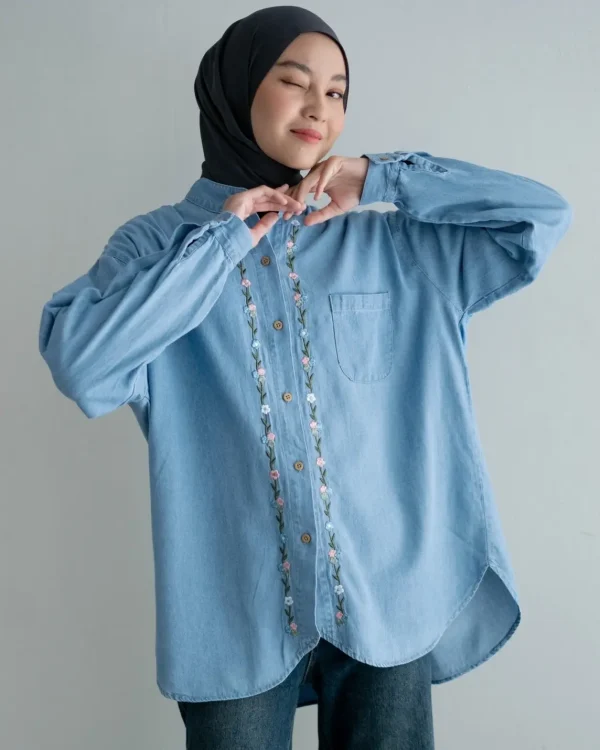 Crystal Denim Shirt foto 2