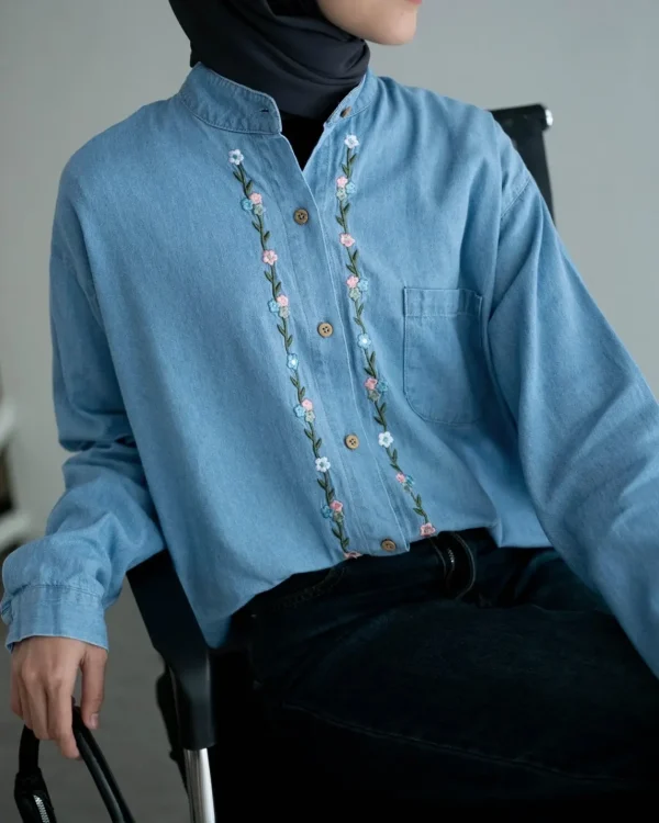 Crystal Denim Shirt foto 3