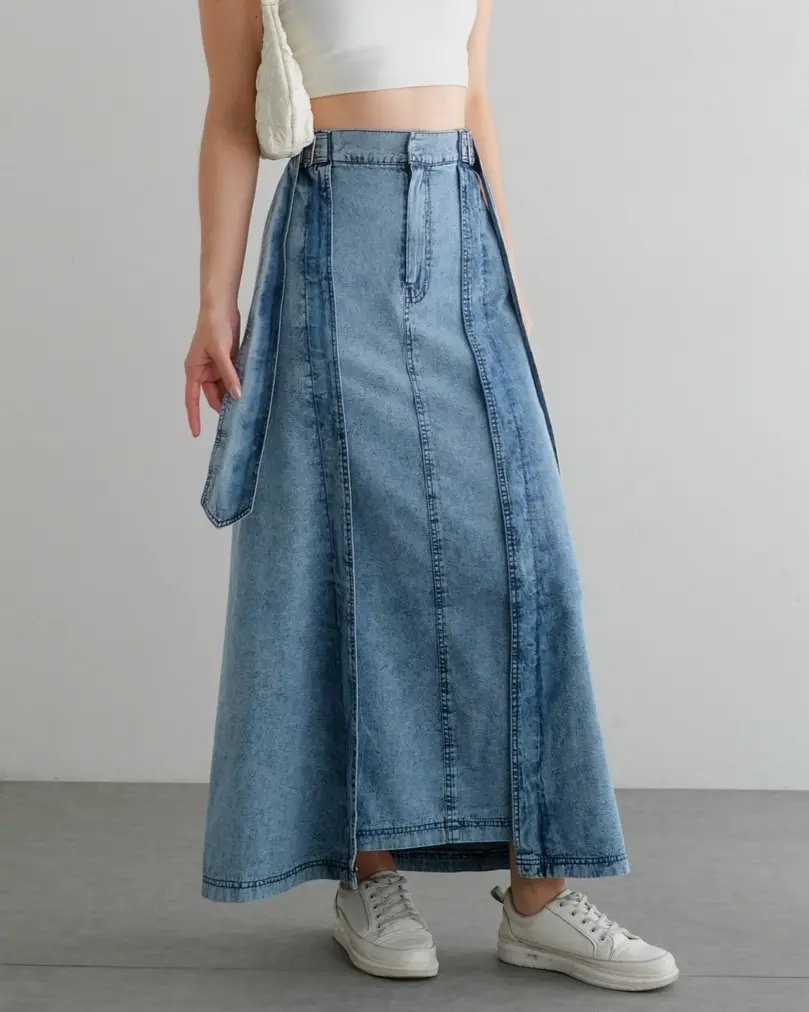 Louisa Denim Skirt Acid foto 4