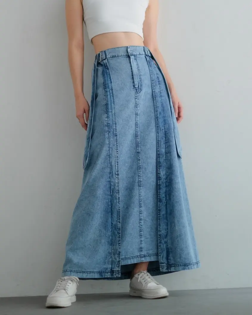 Louisa Denim Skirt Acid foto 5