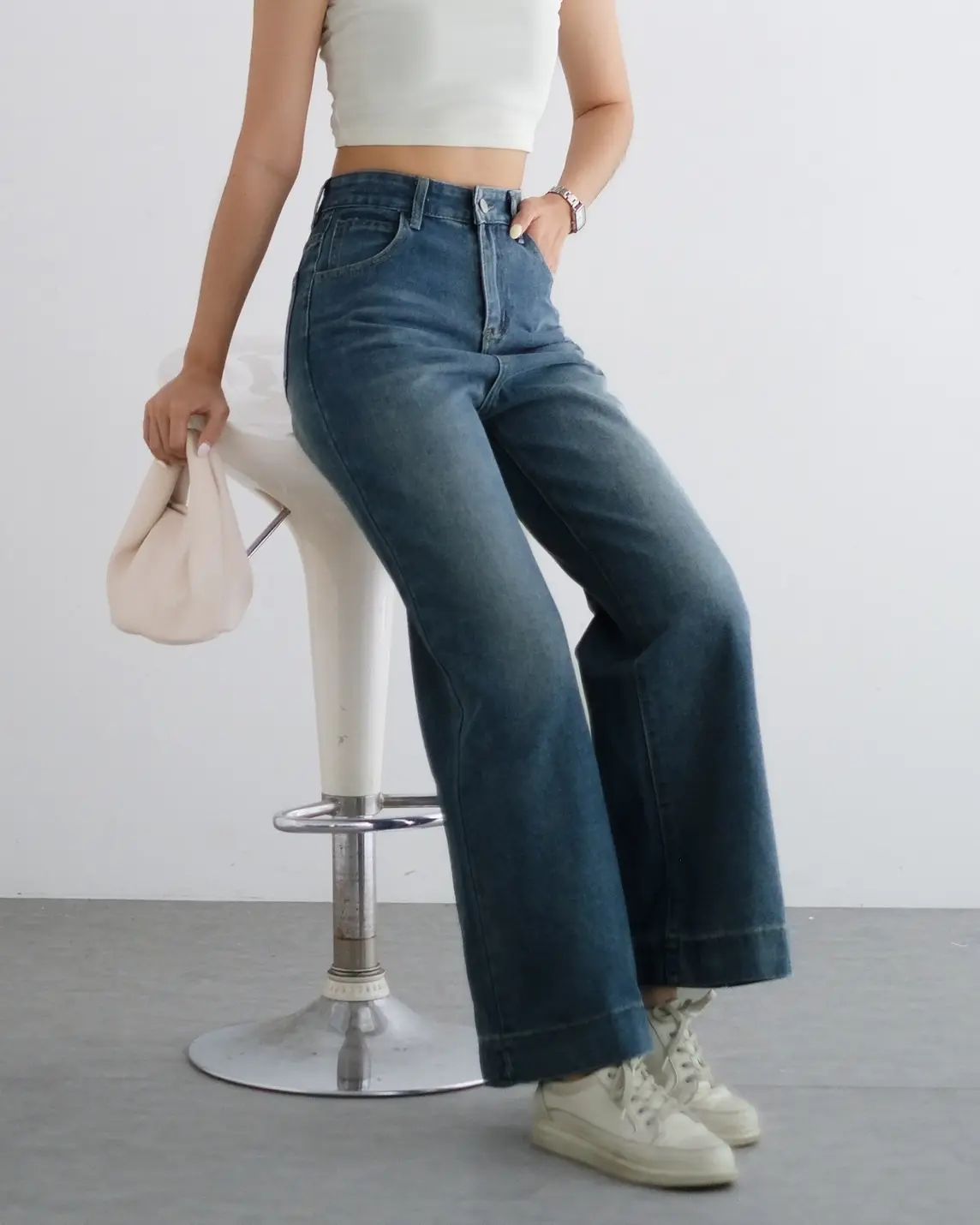 Qaleysa Denim Pants foto 5