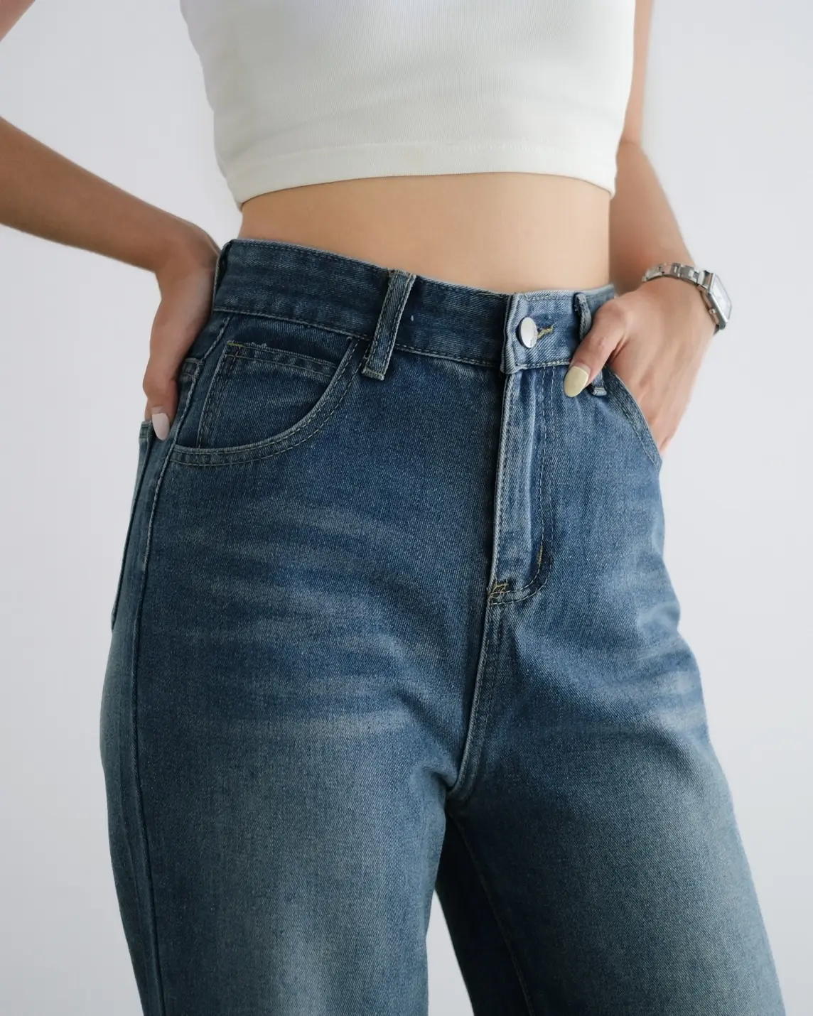 Qaleysa Denim Pants foto 6