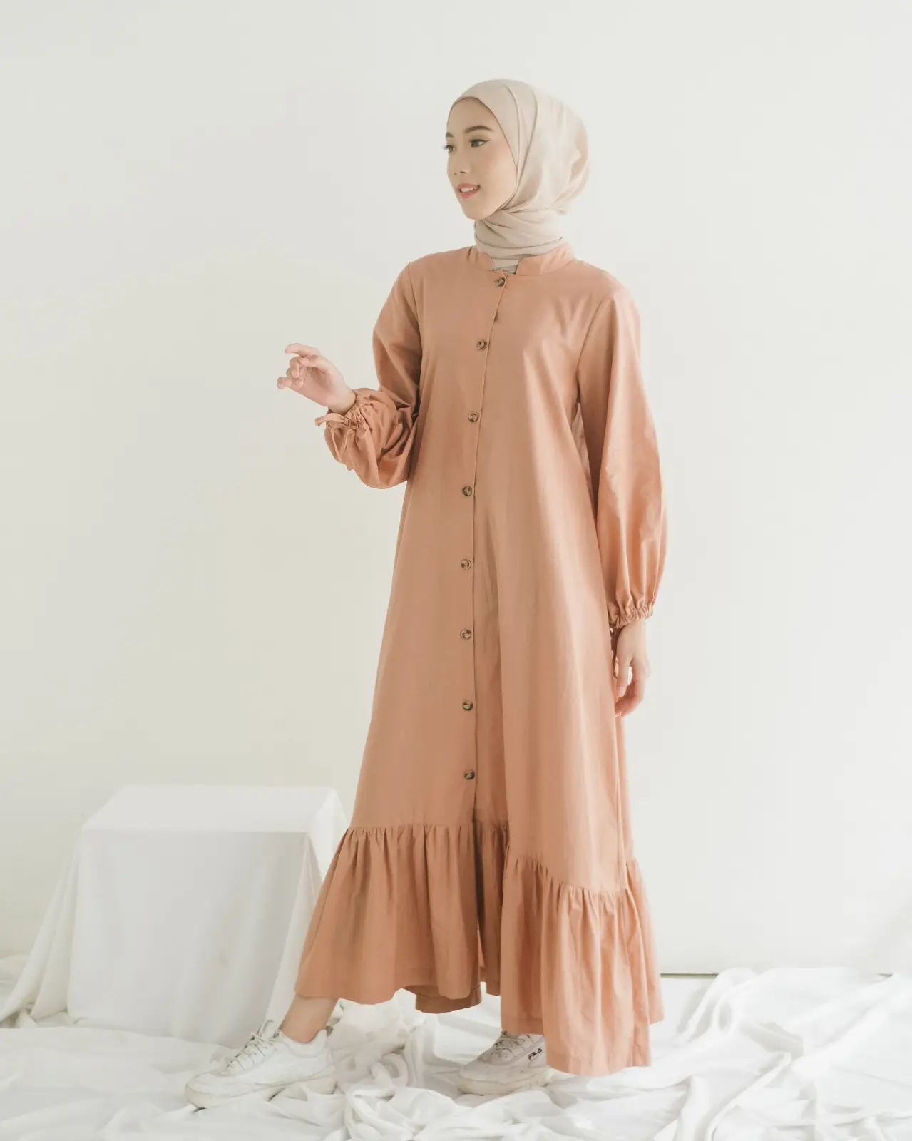 Acadia Maxi Dress Rose Cloud foto 3