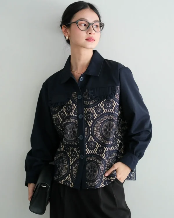 Eldin Jacket Navy foto 1