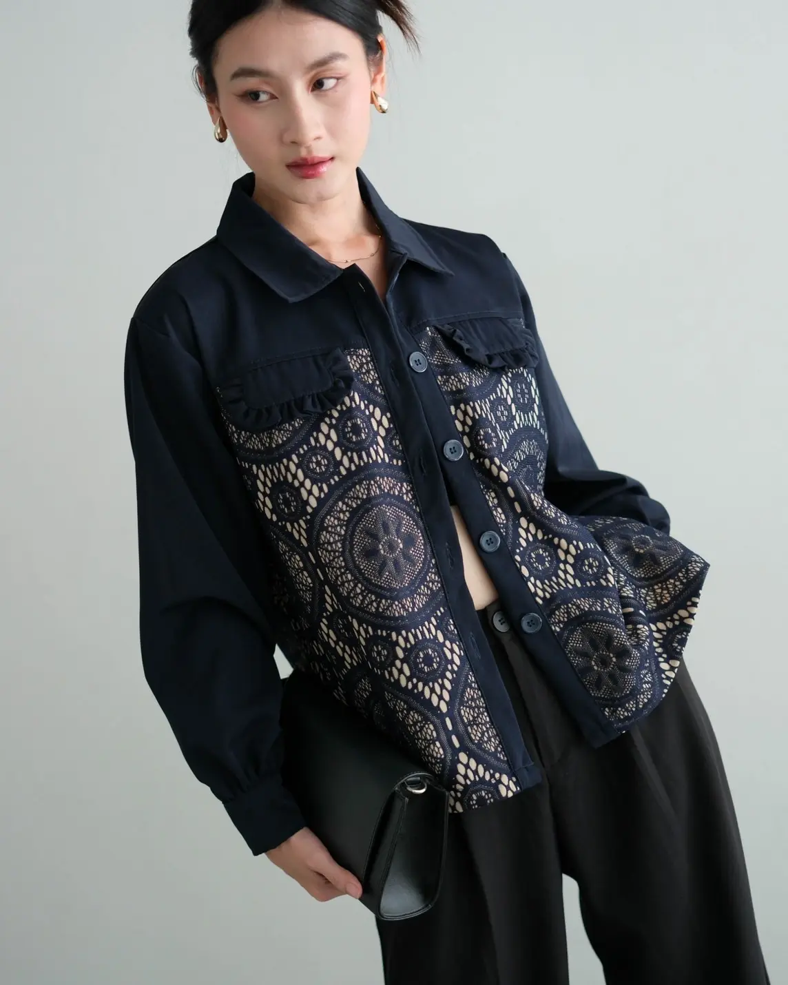 Eldin Jacket Navy foto 5