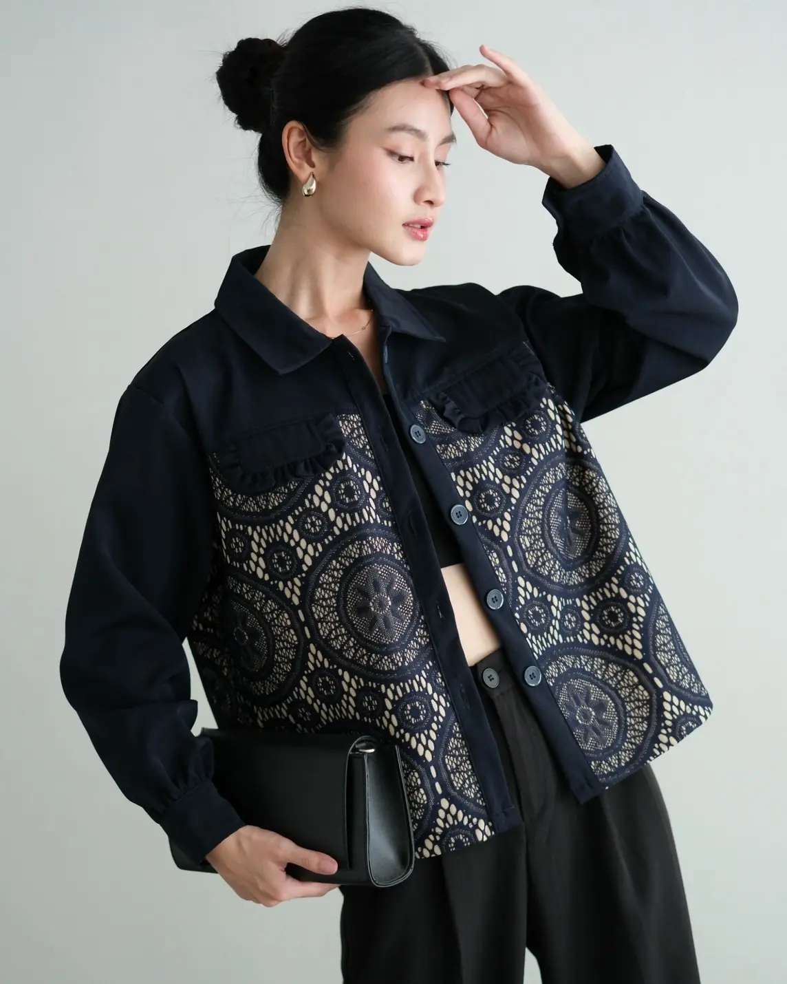 Eldin Jacket Navy foto 4