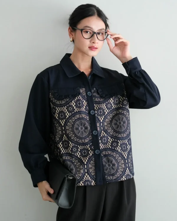 Eldin Jacket Navy foto 2