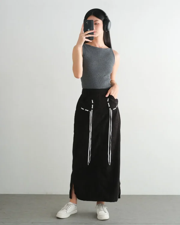 Galael Corduroy Skirt foto 5