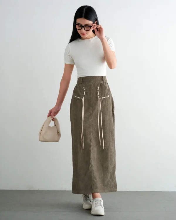 Galael Corduroy Skirt foto 8