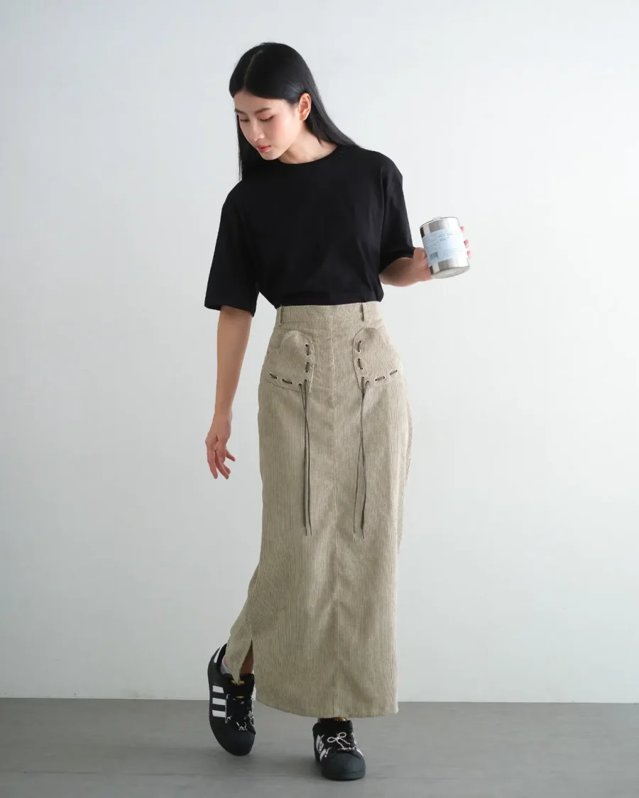 Galael Corduroy Skirt foto 11