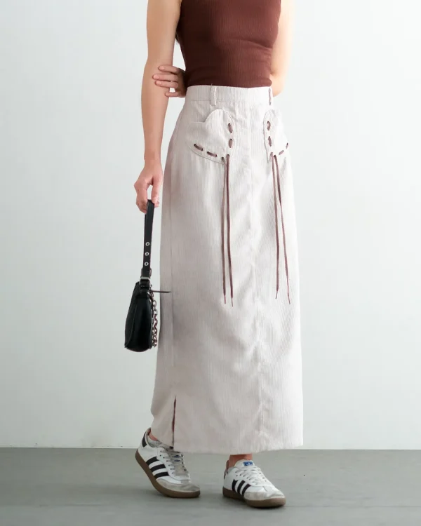 Galael Corduroy Skirt foto 2
