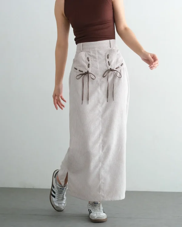 Galael Corduroy Skirt foto 3