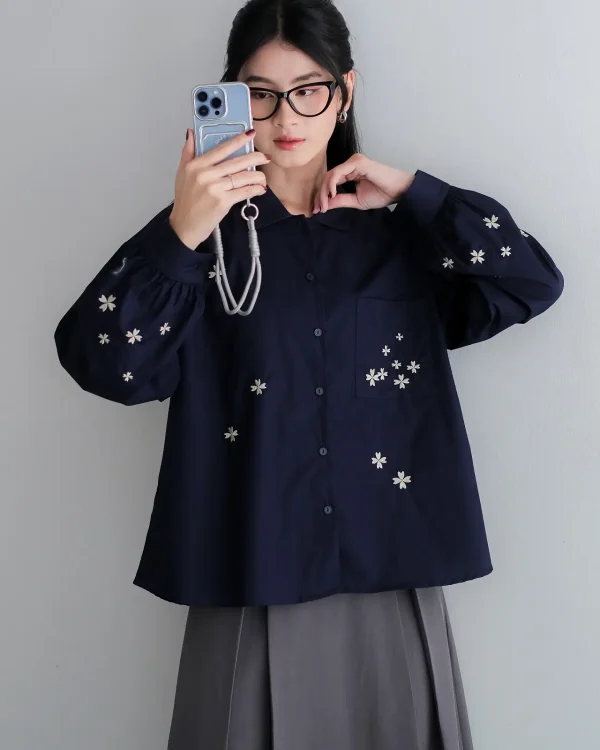 Floriesa ShirtKODE 1401 Navy foto 1