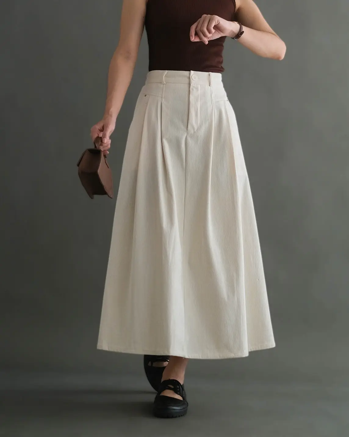 Ivelisa Corduroy Skirt foto 6