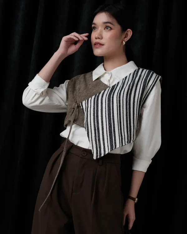 Jalfa Corduroy Vest foto 3