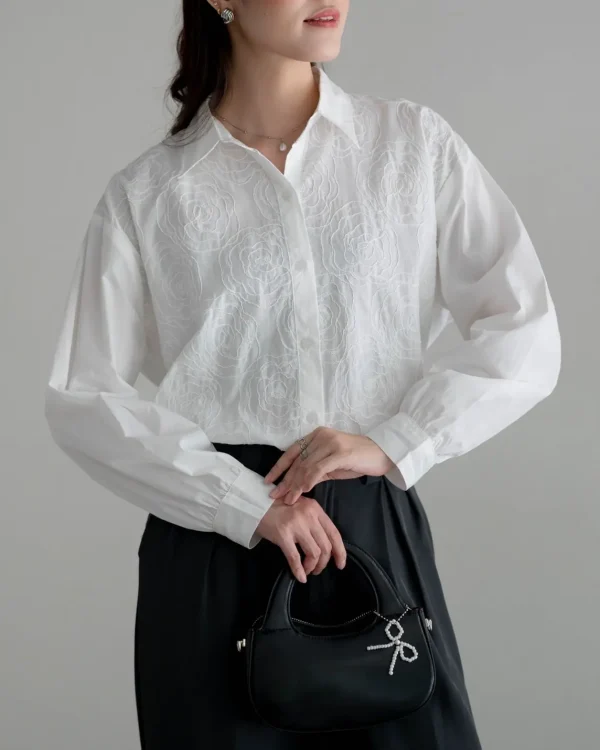 Selvia Shirt Broken white foto 2