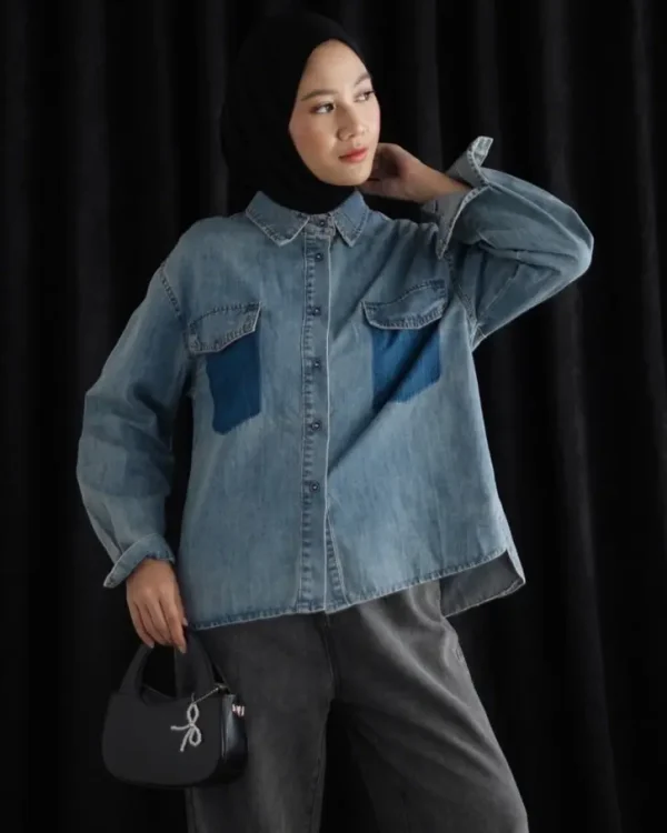 Alisya Denim Shirt foto 4