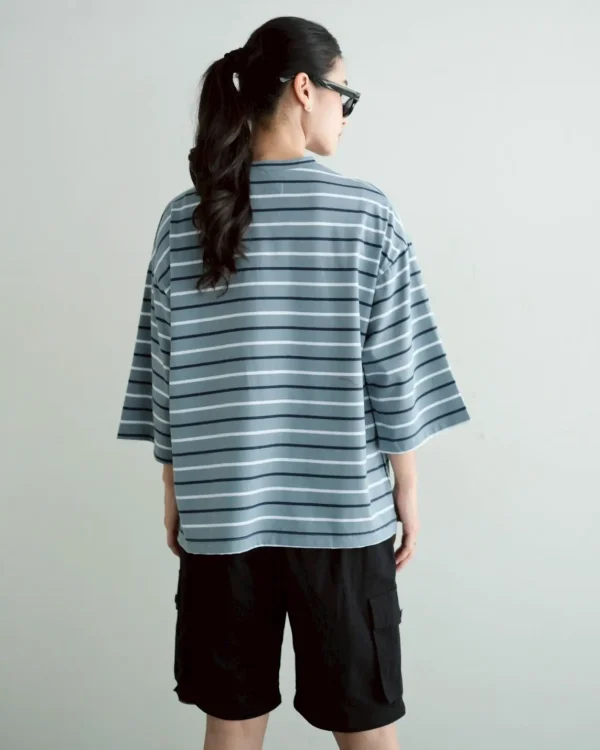 Karasu Stripe Sleeve Top foto 2