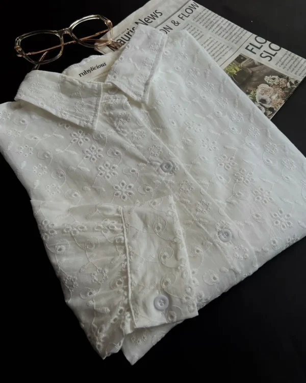 Aysa Shirt Broken White foto 1