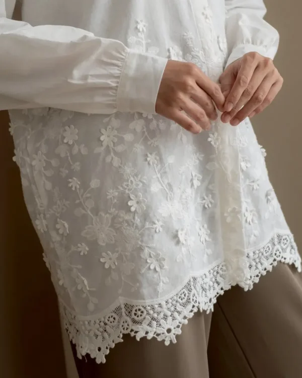 Joyce Shirt Broken White foto 1