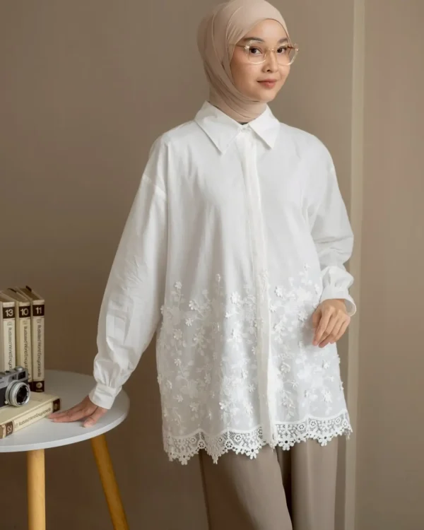 Joyce Shirt Broken White foto 2