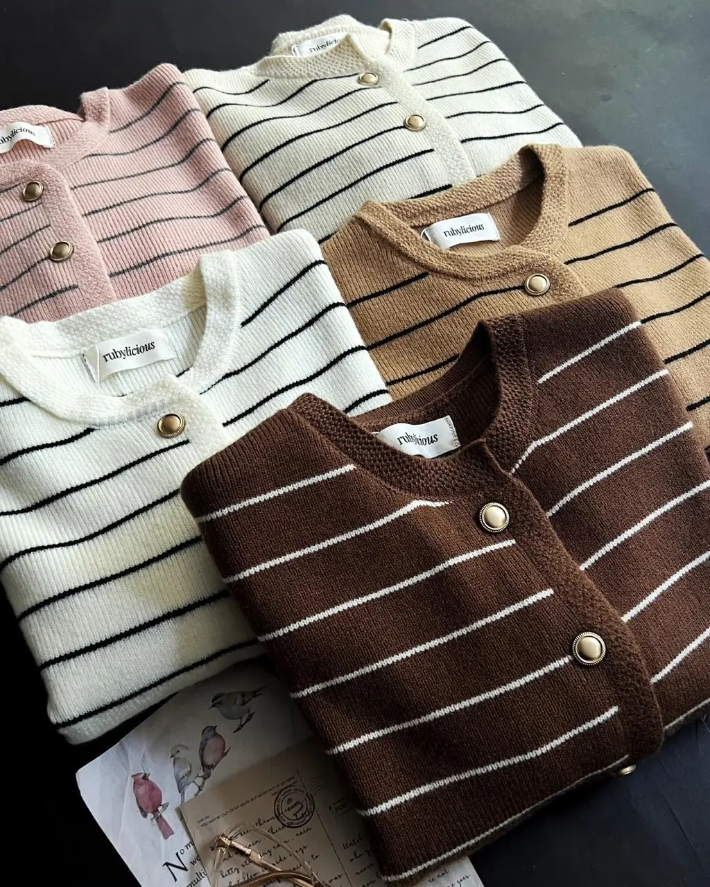Richika Stripe Cardi foto 19