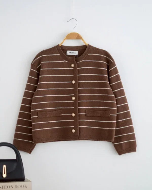 Richika Stripe Cardi foto 12