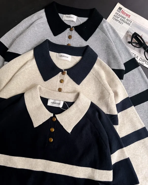 Ciera Stripe Longsleeve foto 3