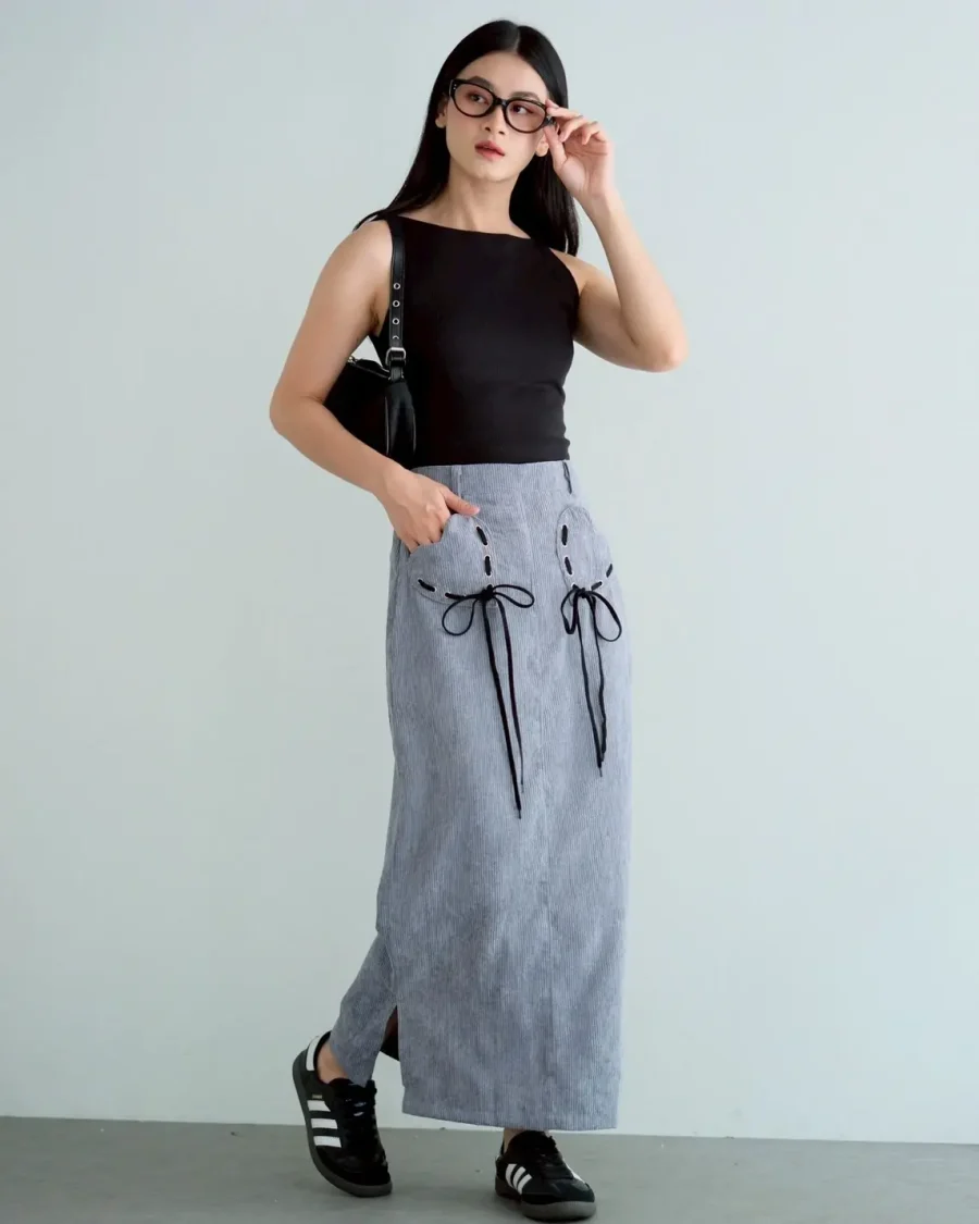 Galael Corduroy Skirt foto 18