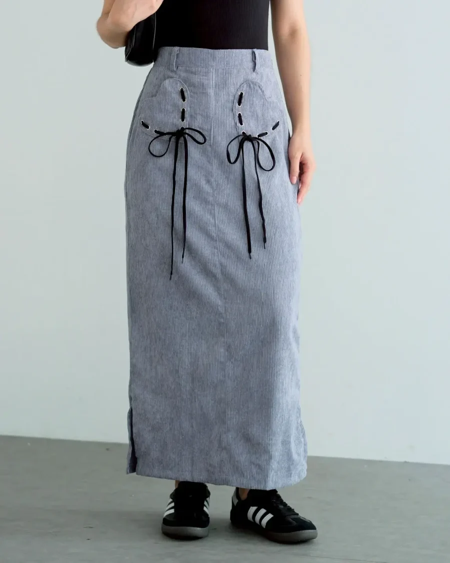 Galael Corduroy Skirt foto 17