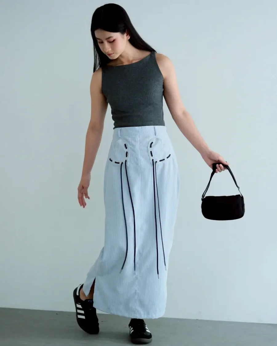 Galael Corduroy Skirt foto 14