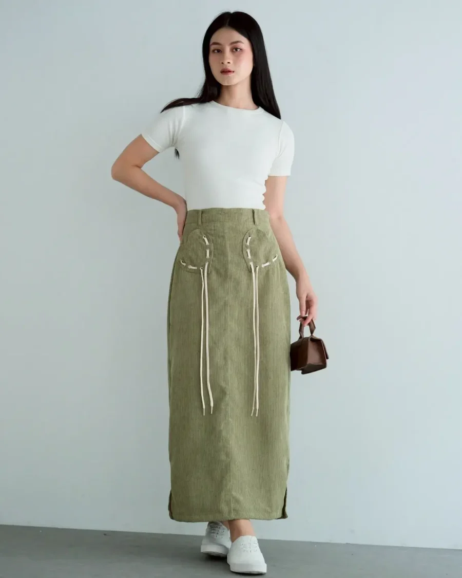 Galael Corduroy Skirt foto 21