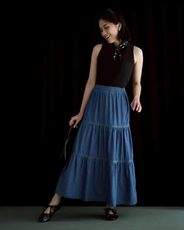 Uzeira Denim Skirt foto 4