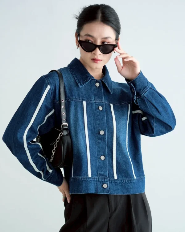 Rean Denim Jacket Dark Blue foto 2