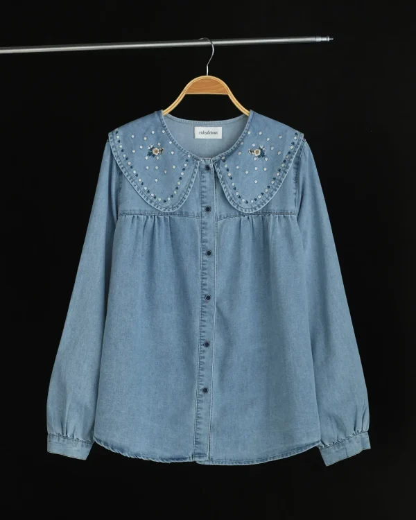 Iqtia Denim Shirt foto 4