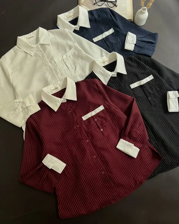 Megumi Stripe Shirt foto 2