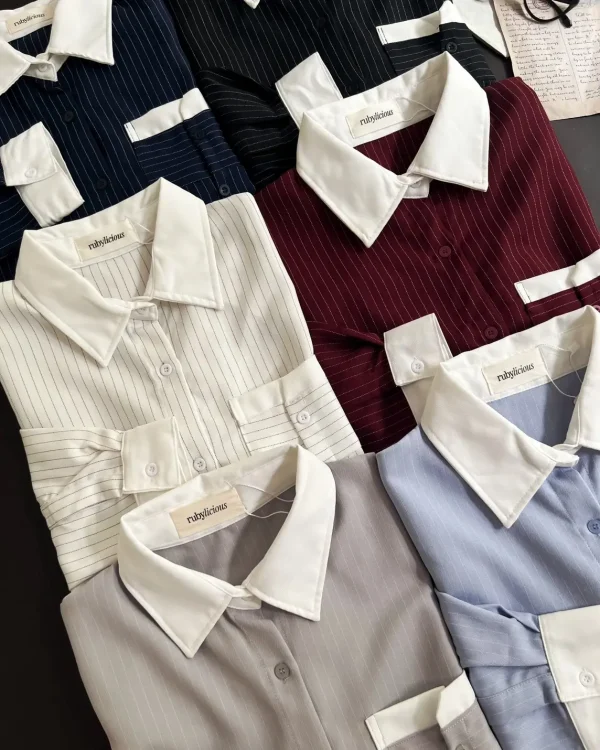 Megumi Stripe Shirt foto 8
