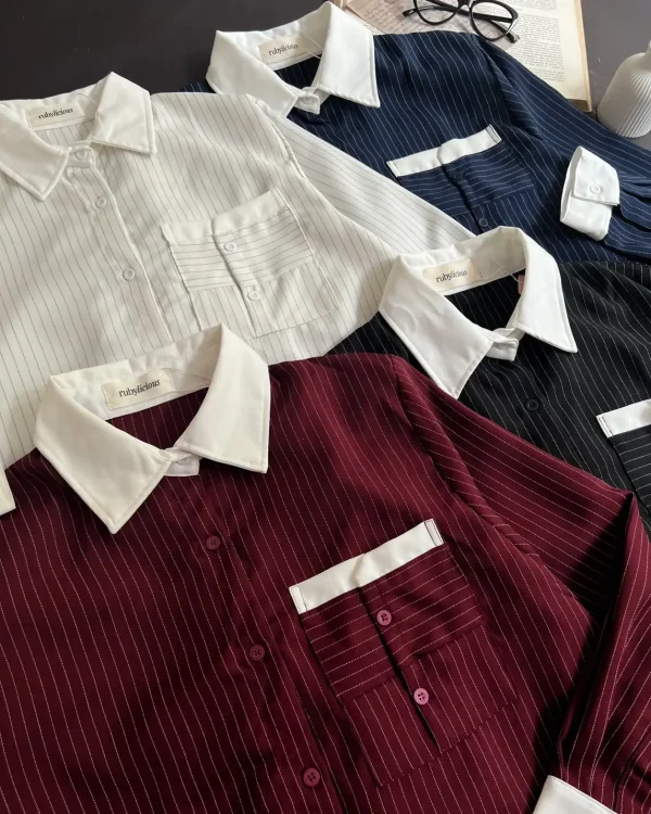 Megumi Stripe Shirt foto 6