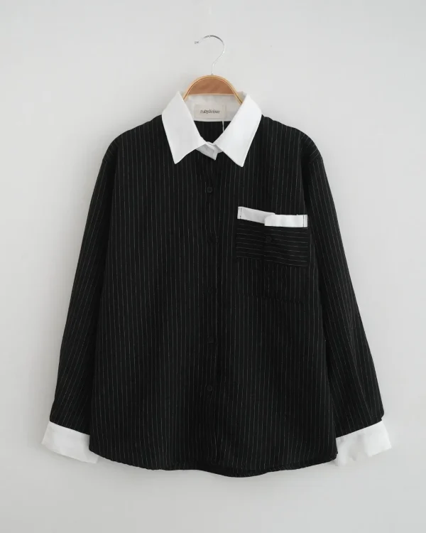 Megumi Stripe Shirt foto 1