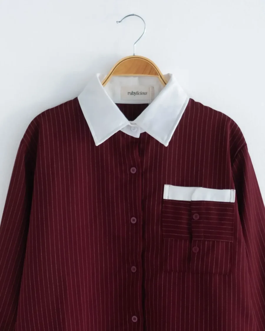 Megumi Stripe Shirt foto 12