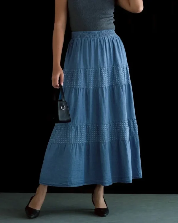 Oxava Denim Skirt foto 4