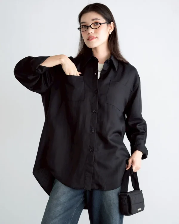 Maysha Shirt Black foto 3