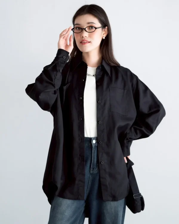 Maysha Shirt Black foto 2
