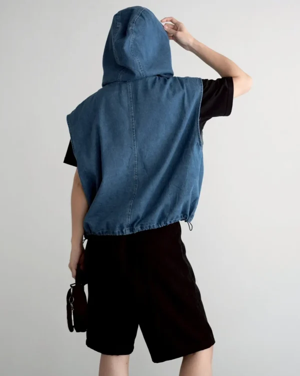 Binsa Denim Hoodie foto 5
